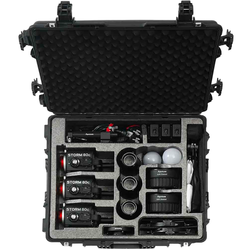 APUTURE STORM 80C 3 LIGHT KIT